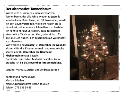 der alternative Tannenbaum