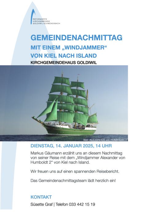 Flyer Gemeindenachmittag Jan 25