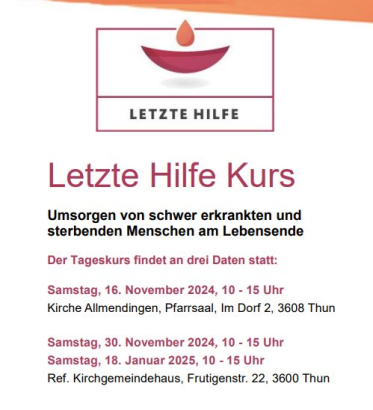 Letzte Hilfe - Kurs